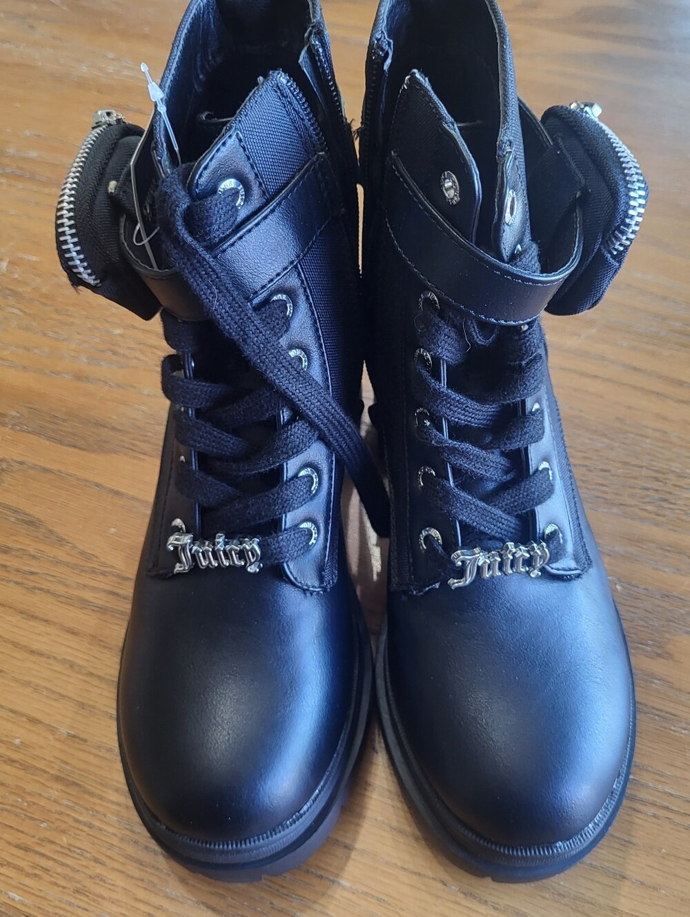 NWT Juicy Couture Combat Boots Size 7.5